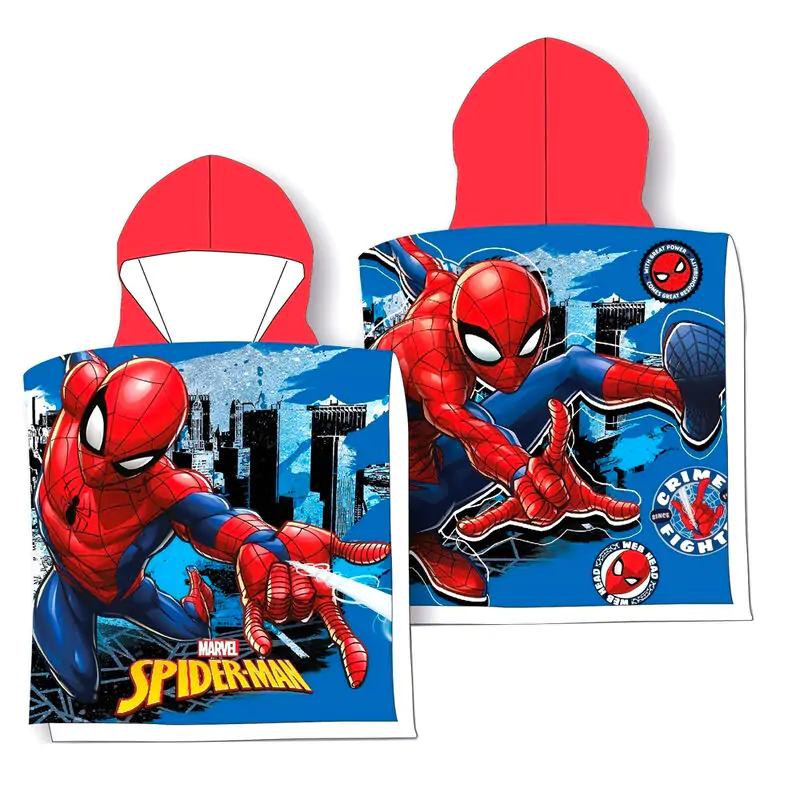 Marvel Spiderman Baumwolle Poncho Handtuch termékfotó