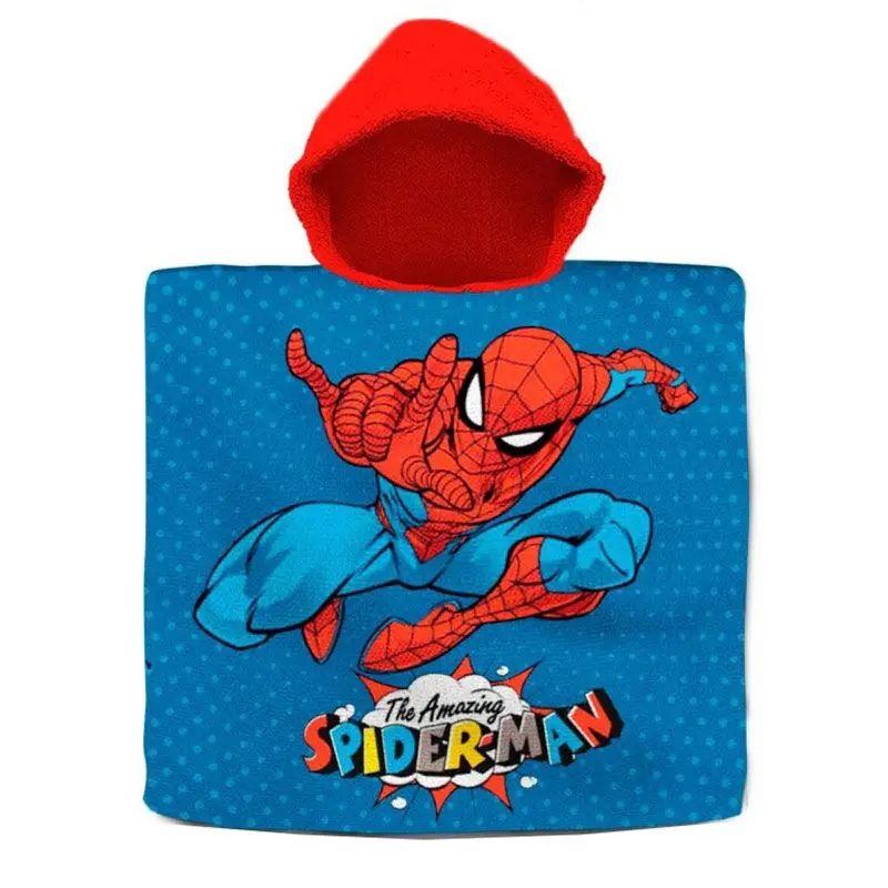 Marvel Spiderman Baumwolle Poncho Handtuch termékfotó