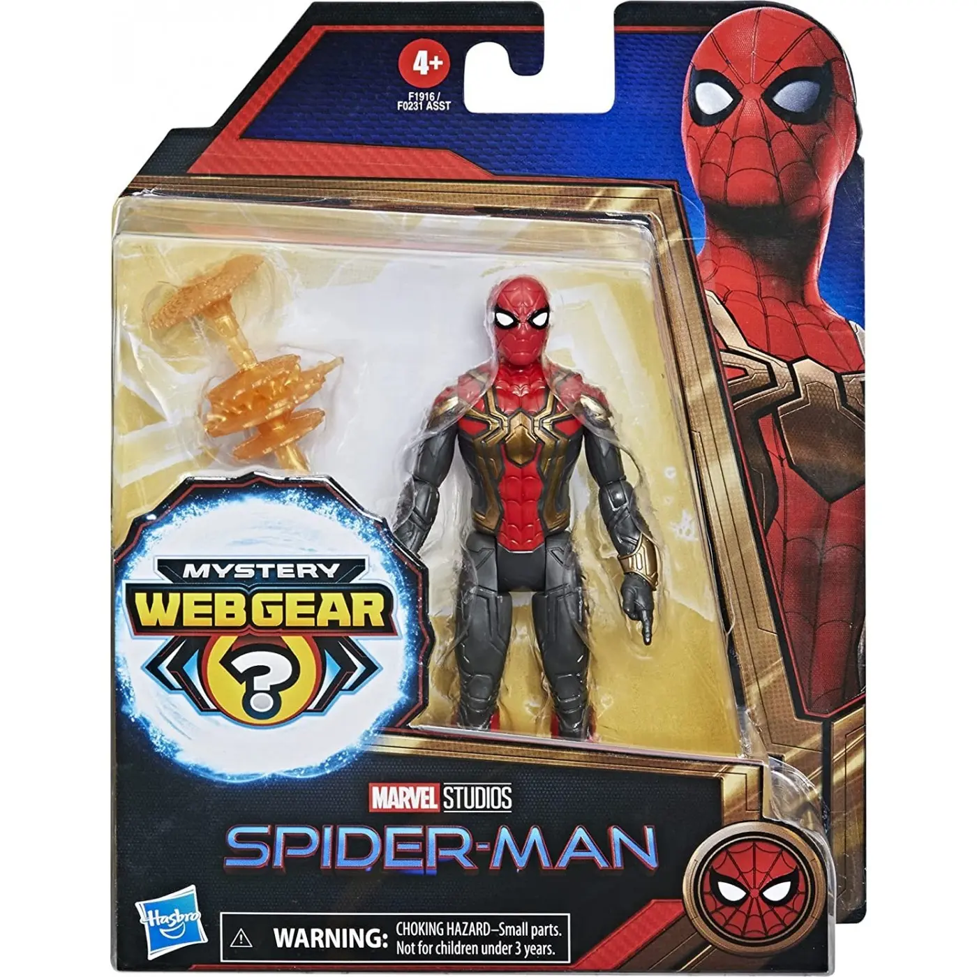 Spider-Man Pókember Iron Spider Mystery Web Gear Actionfigur 13cm Produktfoto
