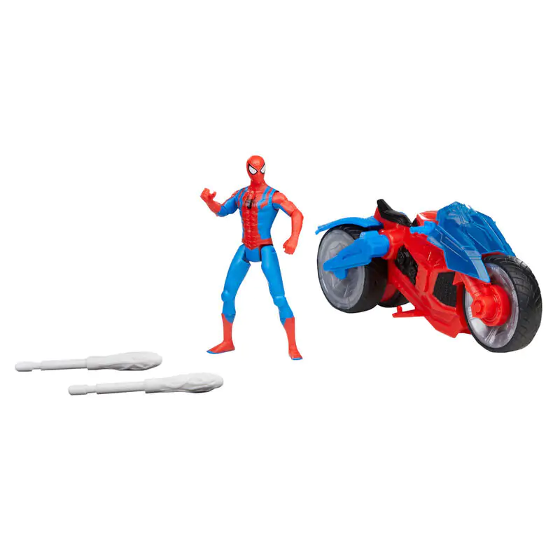 Marvel Spiderman Spiderman + Fahrzeug Figur Produktfoto