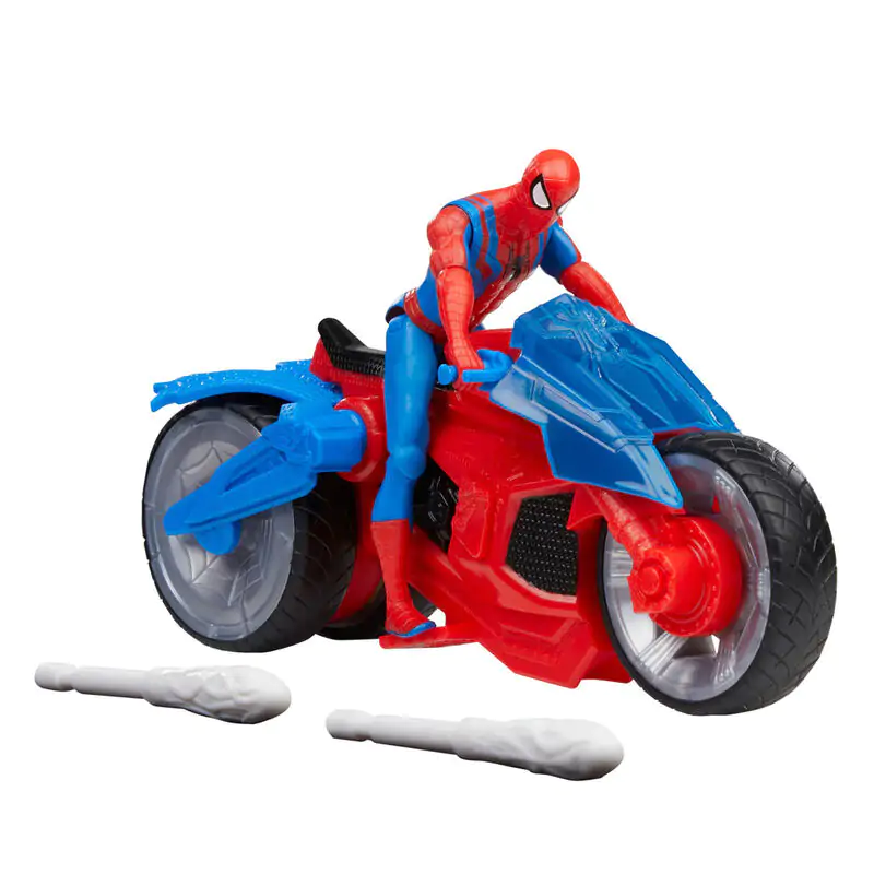 Marvel Spiderman Spiderman + Fahrzeug Figur Produktfoto