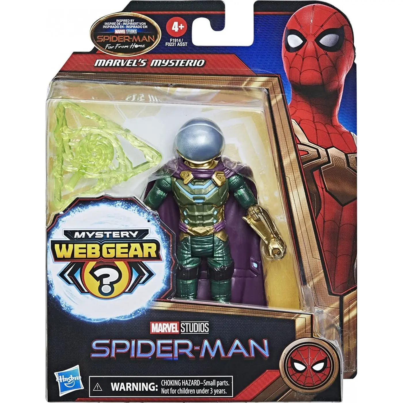 Spider-Man Pókember Mysterio Mystery Web Gear Actionfigur 13cm termékfotó