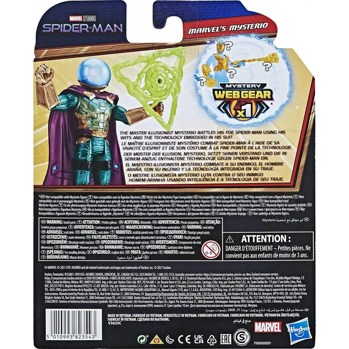 Spider-Man Pókember Mysterio Mystery Web Gear Actionfigur 13cm termékfotó