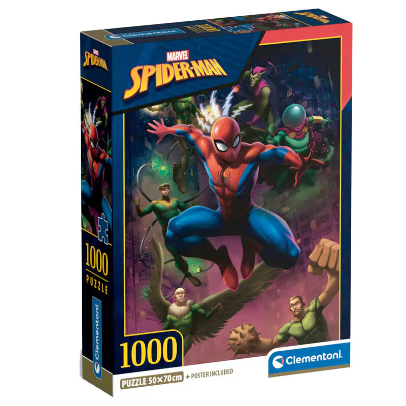 Marvel Spiderman Puzzle 1000St Produktfoto