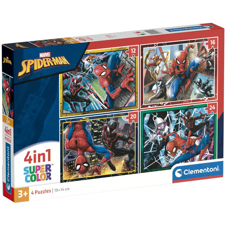 Marvel Spiderman Puzzle 12-16-20-24St Produktfoto