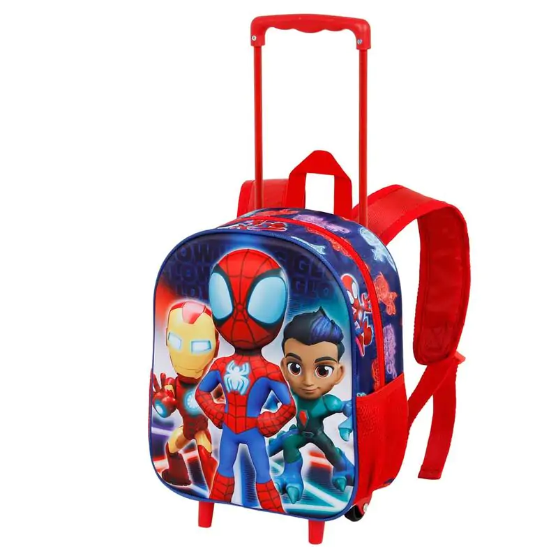 Marvel Spiderman Spidey Glow 3D Trolley 34cm Produktfoto