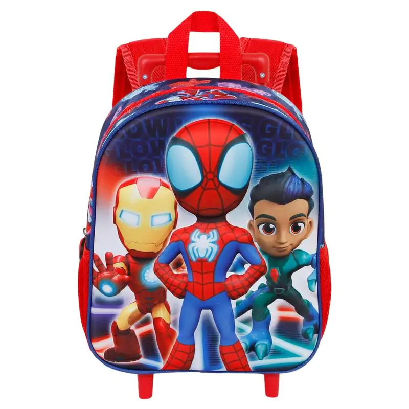 Marvel Spiderman Spidey Glow 3D Trolley 34cm Produktfoto