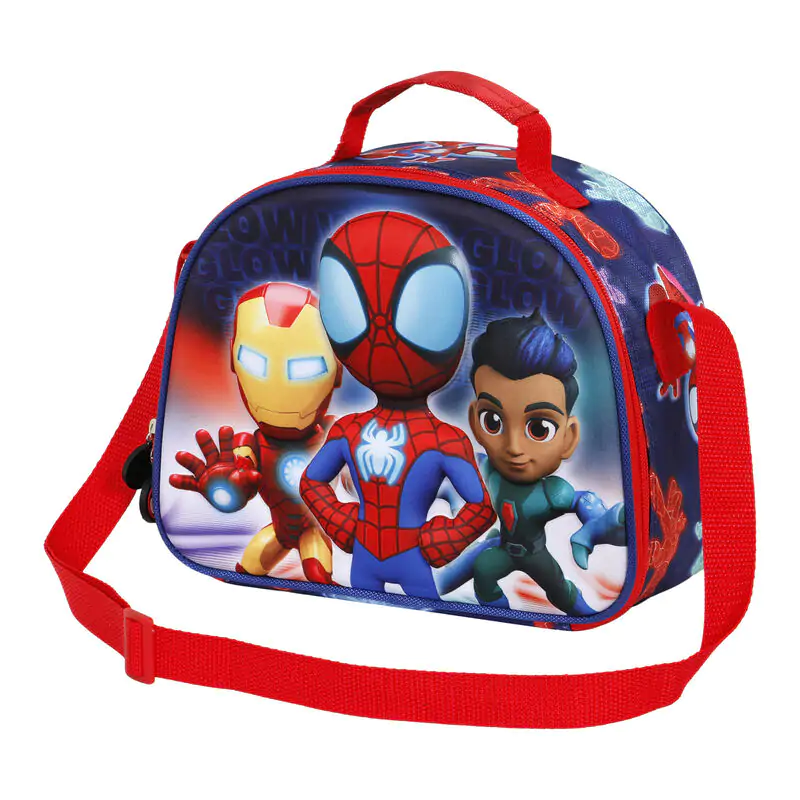 Marvel Spiderman Spidey Glow 3D Lunchtasche Produktfoto