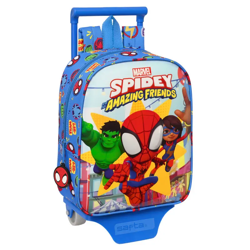 Marvel Spiderman Spidey Team Up Trolley 27cm Produktfoto