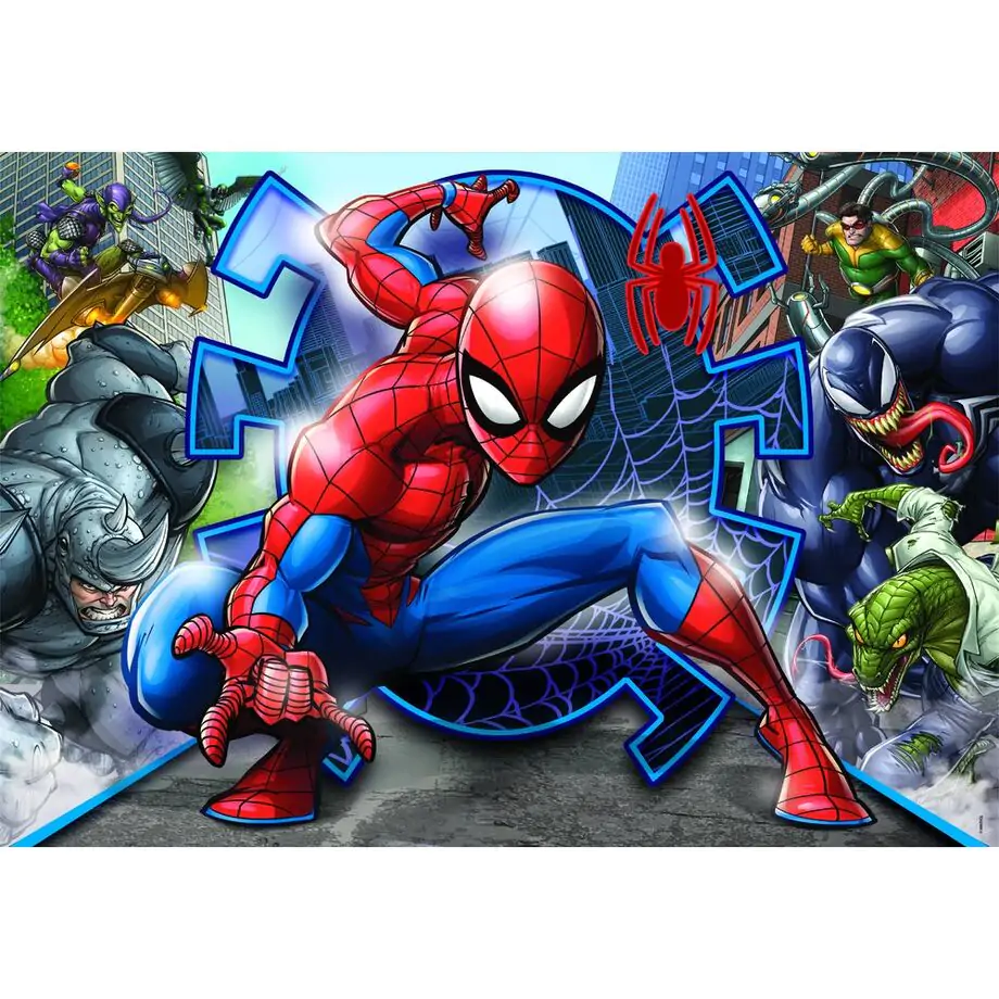 Marvel Spiderman super Puzzle 104St Produktfoto