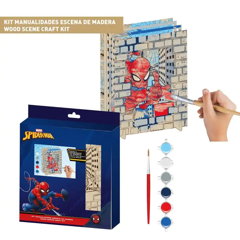 Marvel Spiderman Ausmalfigur Produktfoto