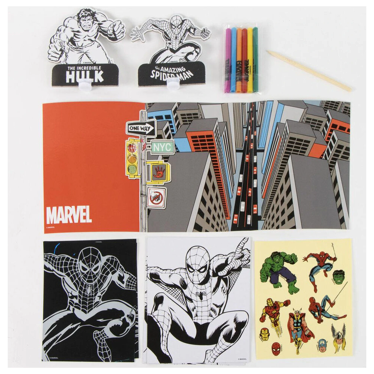 Marvel Spiderman Malrucksack-Set Produktfoto