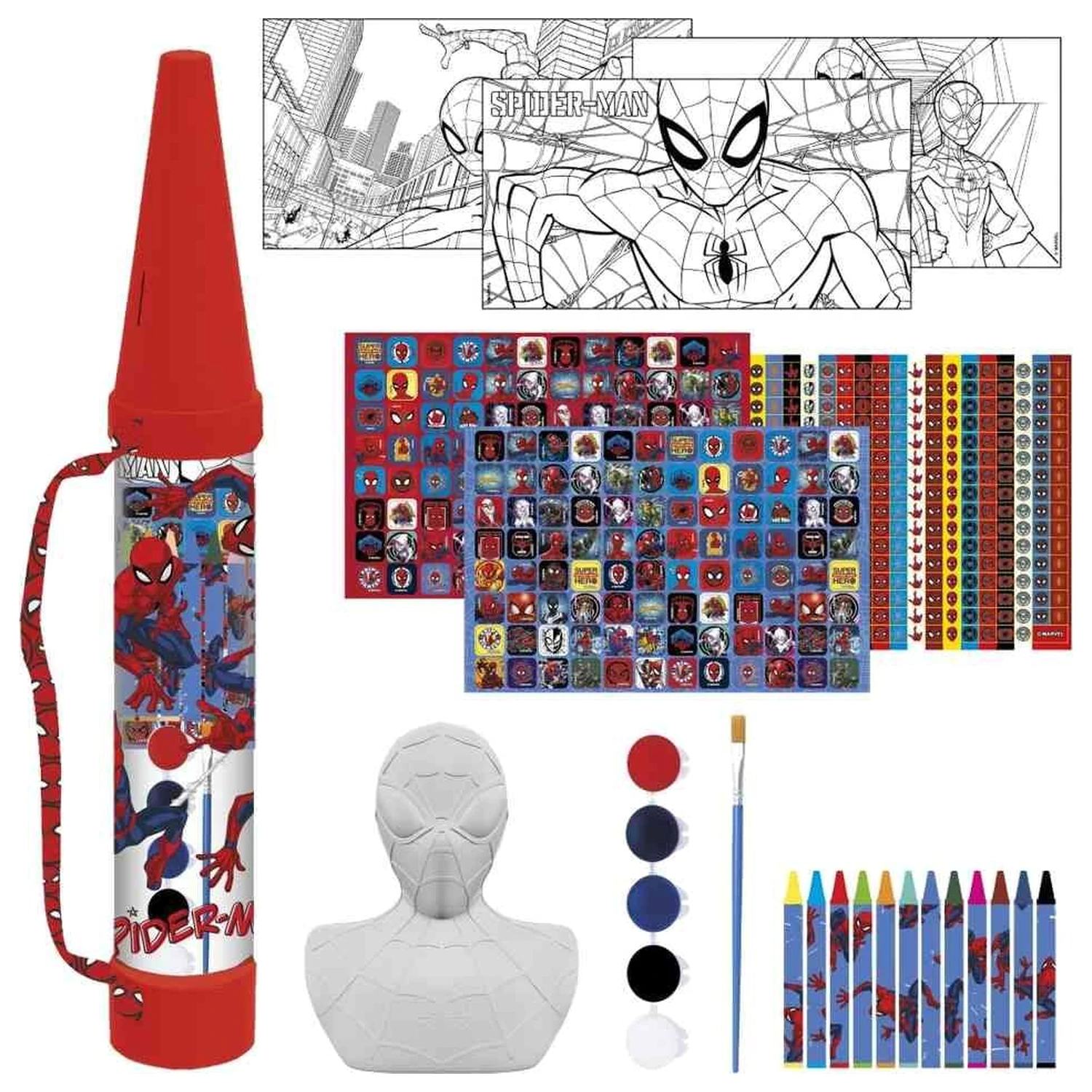 Marvel Spiderman Buntstifte-Set Produktfoto