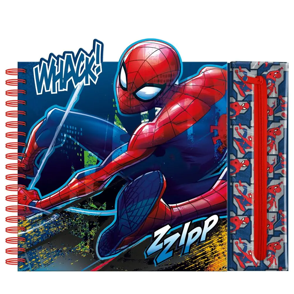 Marvel Spiderman Malset mit Mäppchen Produktfoto