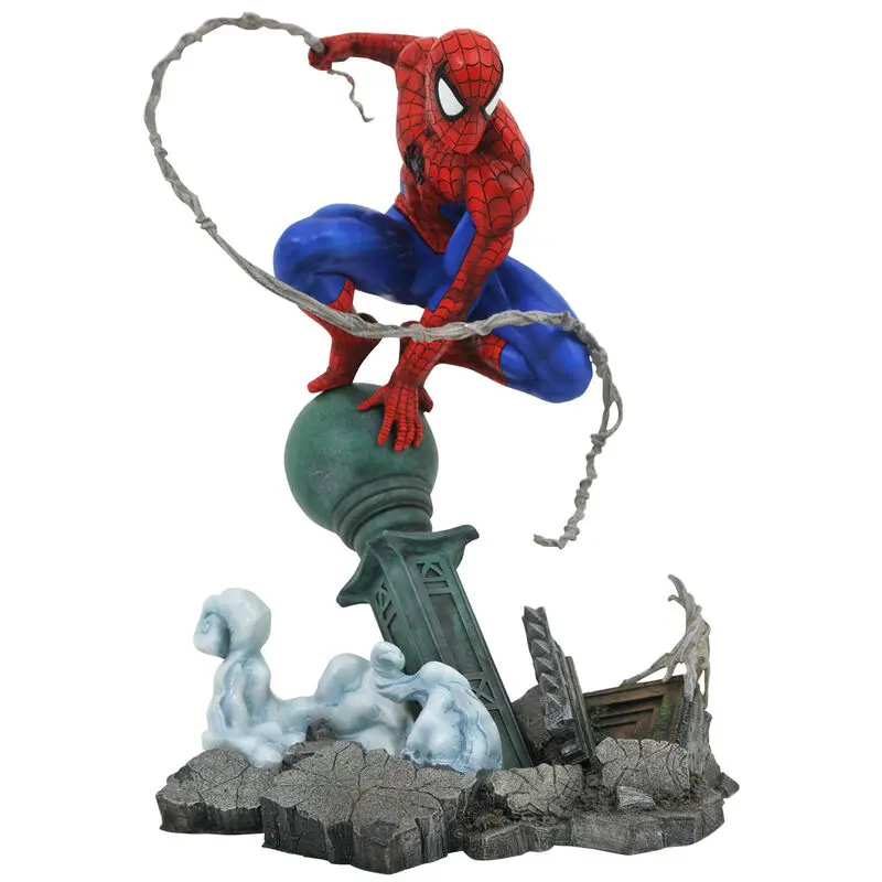 Marvel Comic Gallery PVC Statue Spider-Man Lamppost 25 cm termékfotó