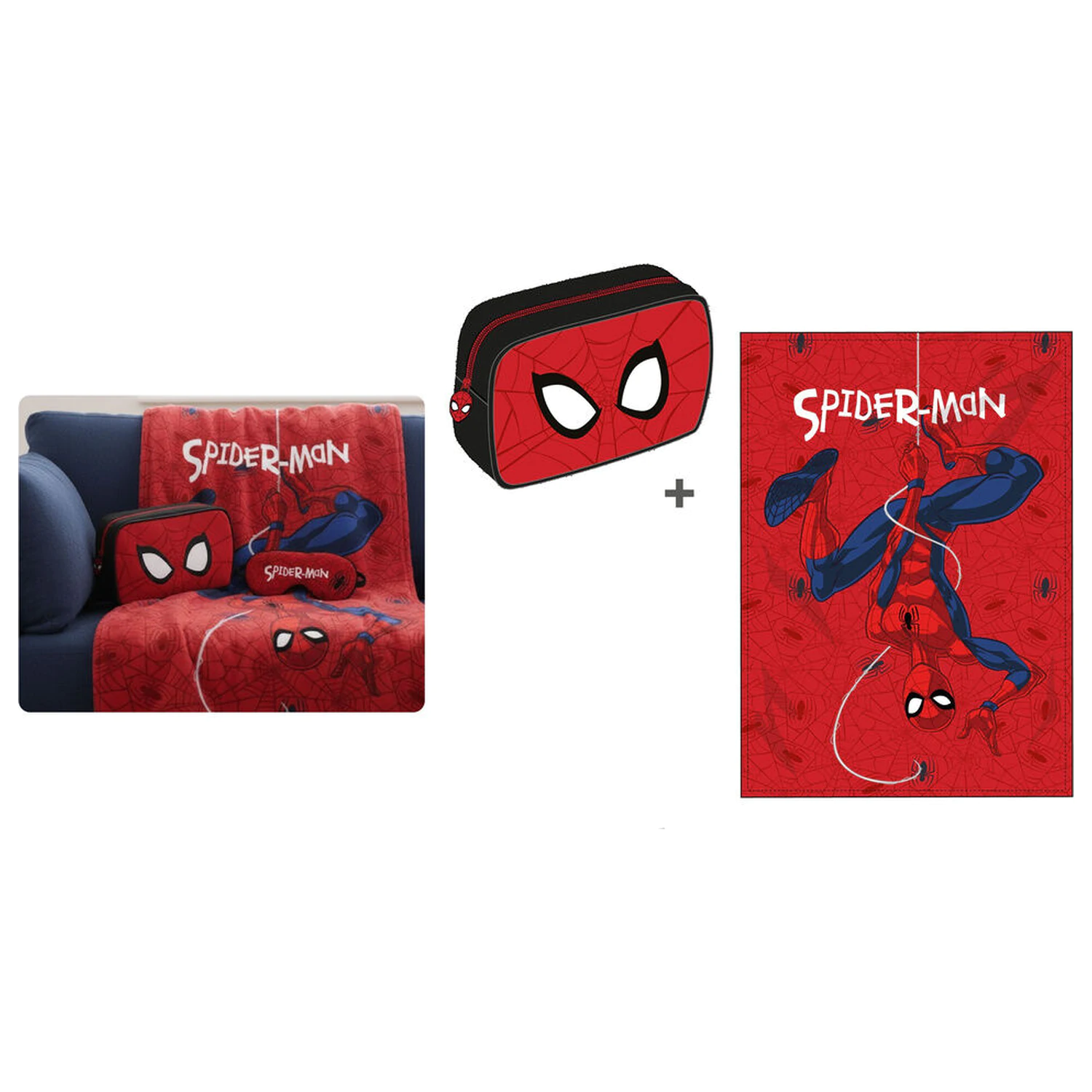 Marvel Spiderman Set Decke + Bezug 100x140cm Produktfoto