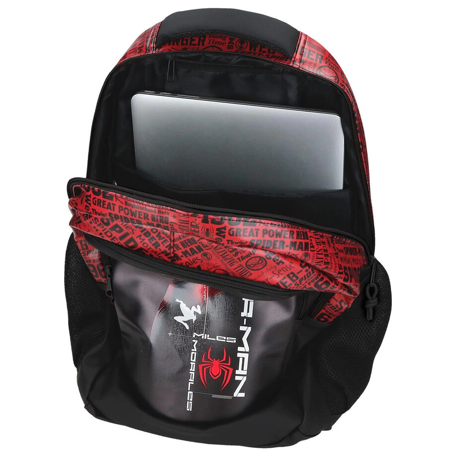 Marvel Spiderman Technologie adaptierbarer Rucksack 46cm Produktfoto