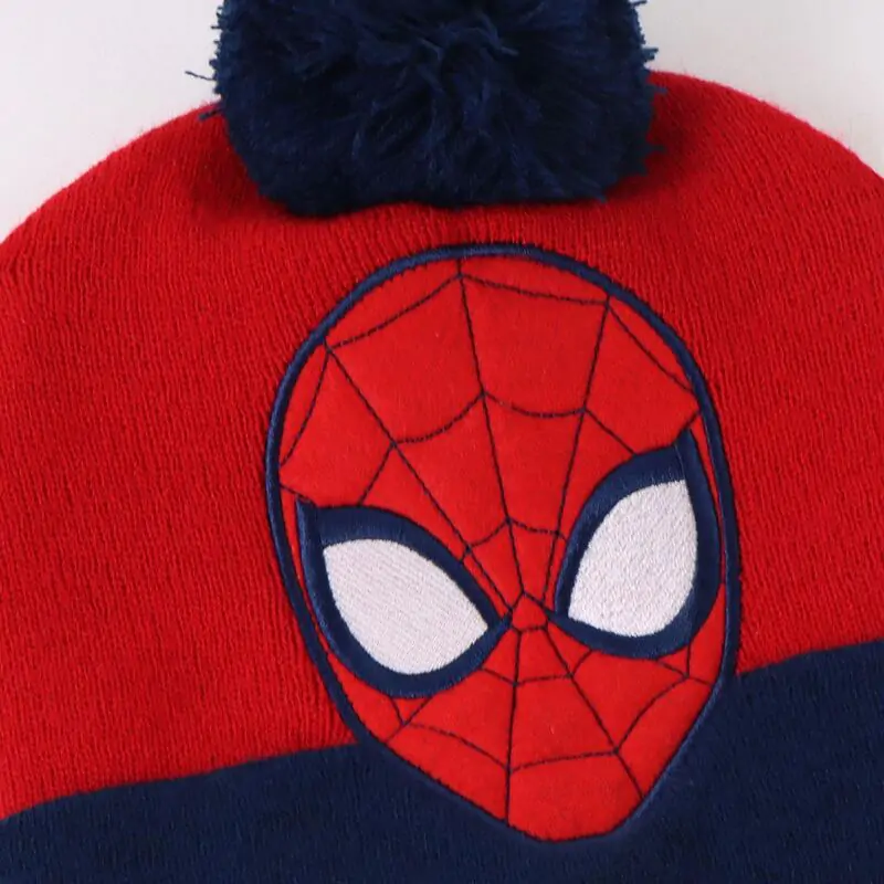 Marvel Spiderman Winter Set Schlauchschal Mütze Handschuhe Produktfoto