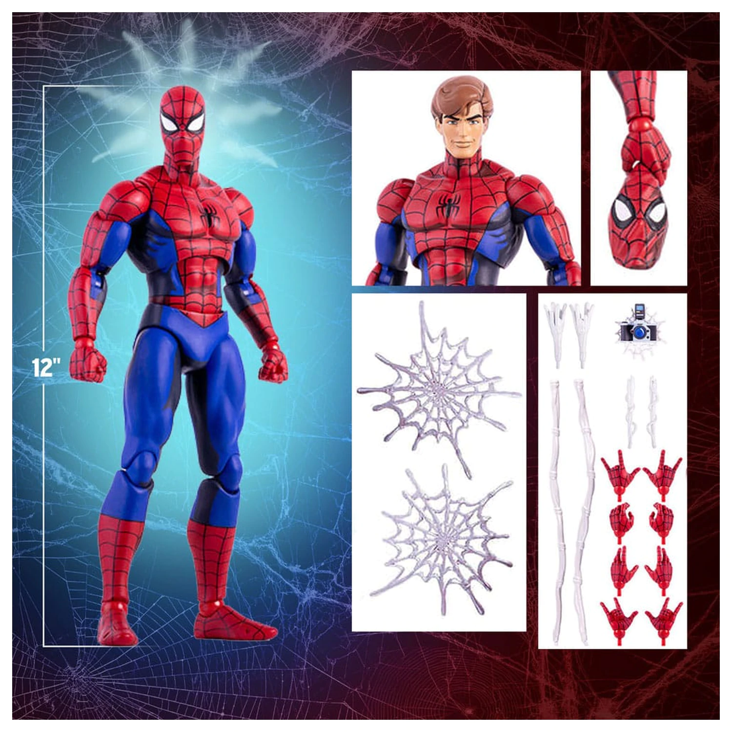 Spider-Man: The Animated Series Actionfigur 1/6 Spider-Man 30 cm Produktfoto