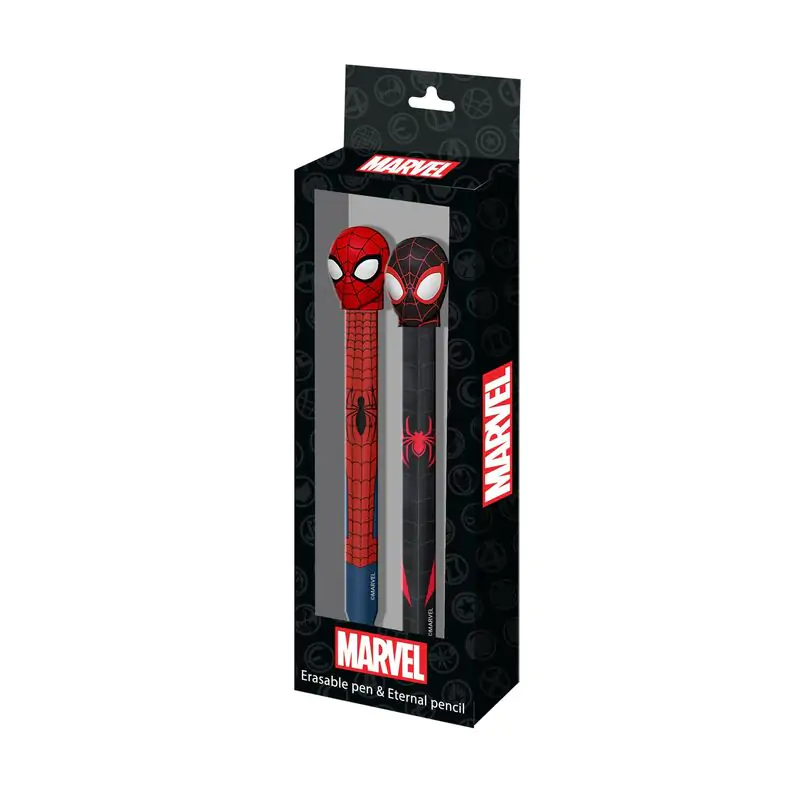 Marvel Spiderman Stift und Bleistift Set Produktfoto