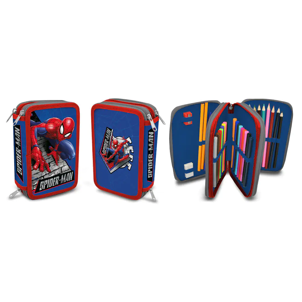 Marvel Spiderman Doppel-Federmäppchen Produktfoto