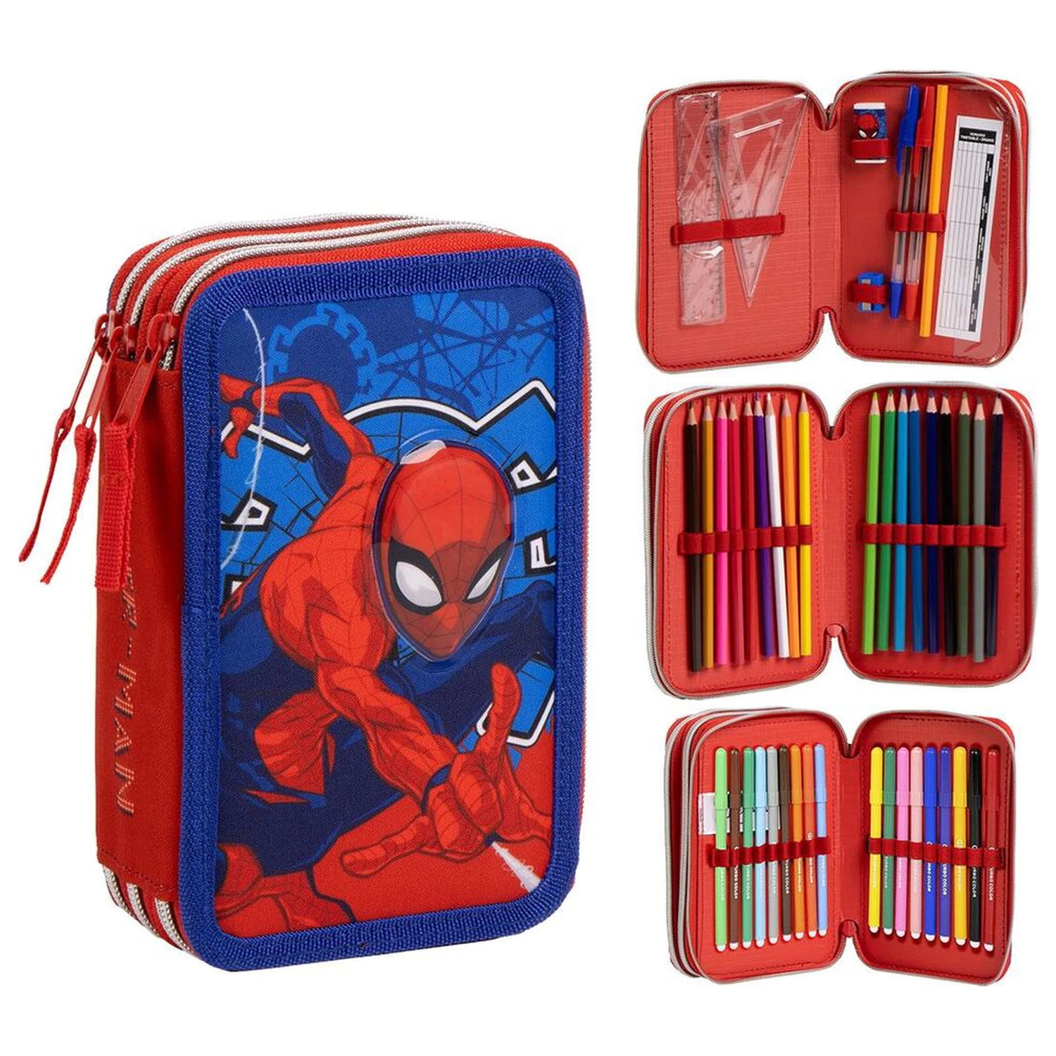 Marvel Spiderman Dreifaches Mäppchen Produktfoto