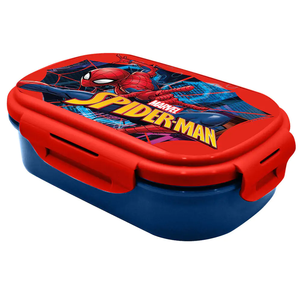 Marvel Spiderman Snackbox und Geschirr Set Produktfoto
