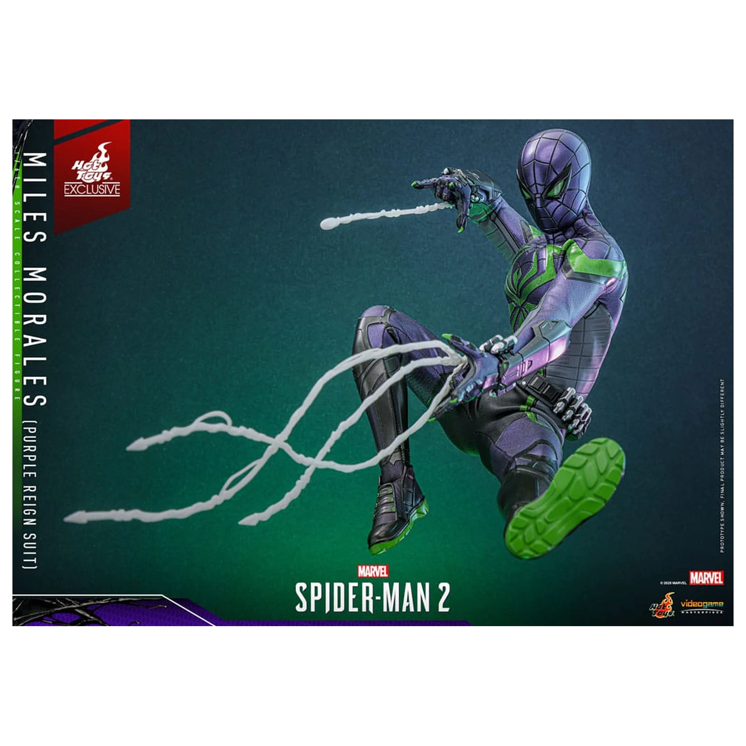 Spider-Man Videospiel Meisterwerk Actionfigur 1/6 Miles Morales (Purple Reign Suit) Hot Toys Exclusive 30 cm Produktfoto