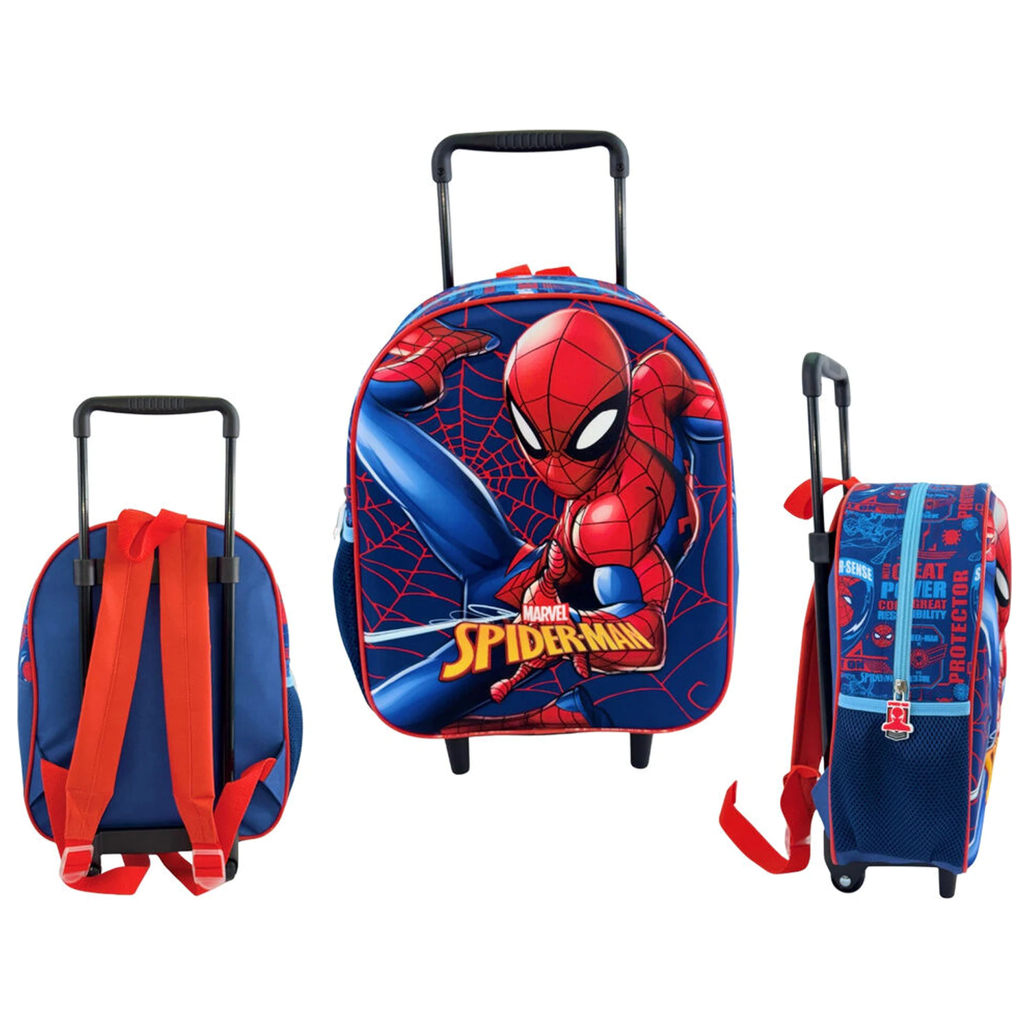 Marvel Spiderman Web 3D trolley 32 cm Produktfoto