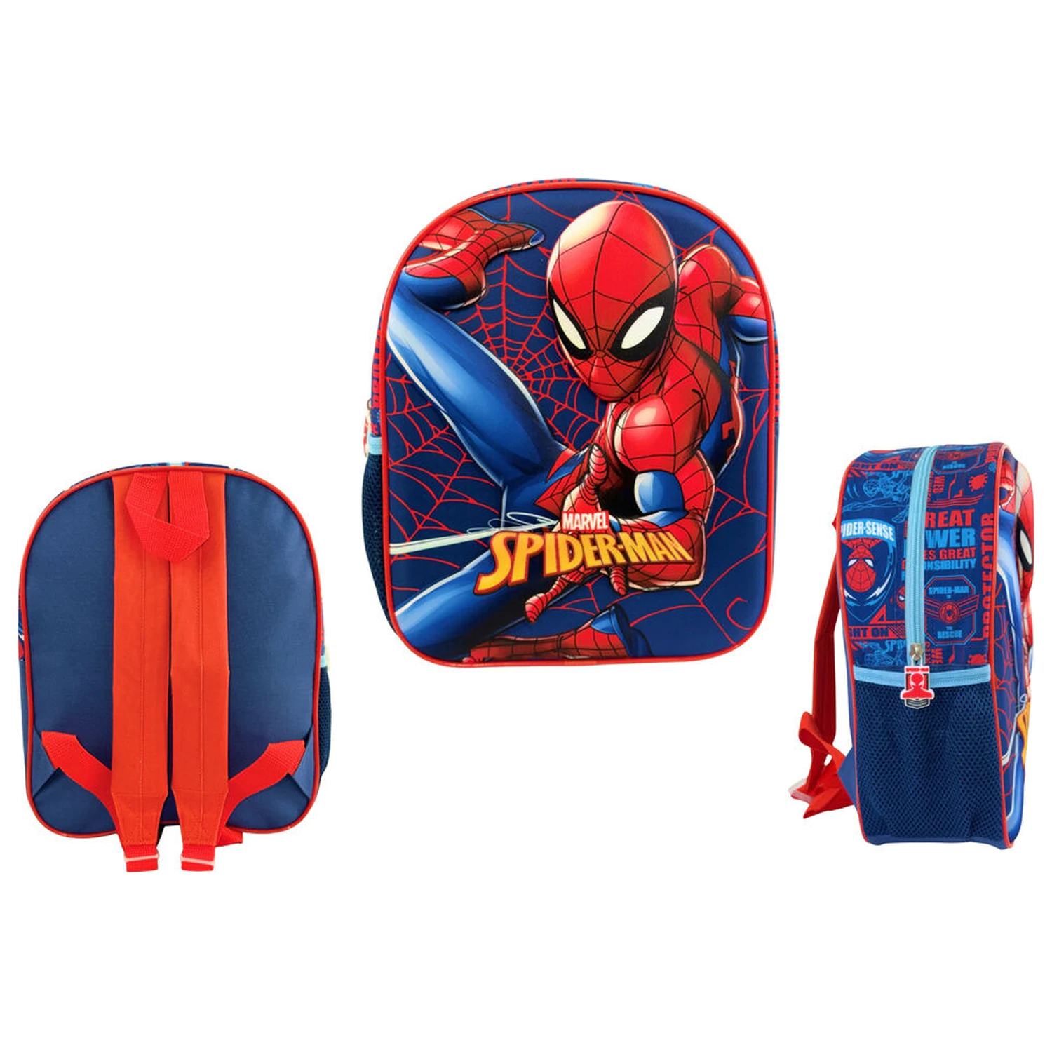 Marvel Spiderman Web 3D Rucksack 30cm Produktfoto