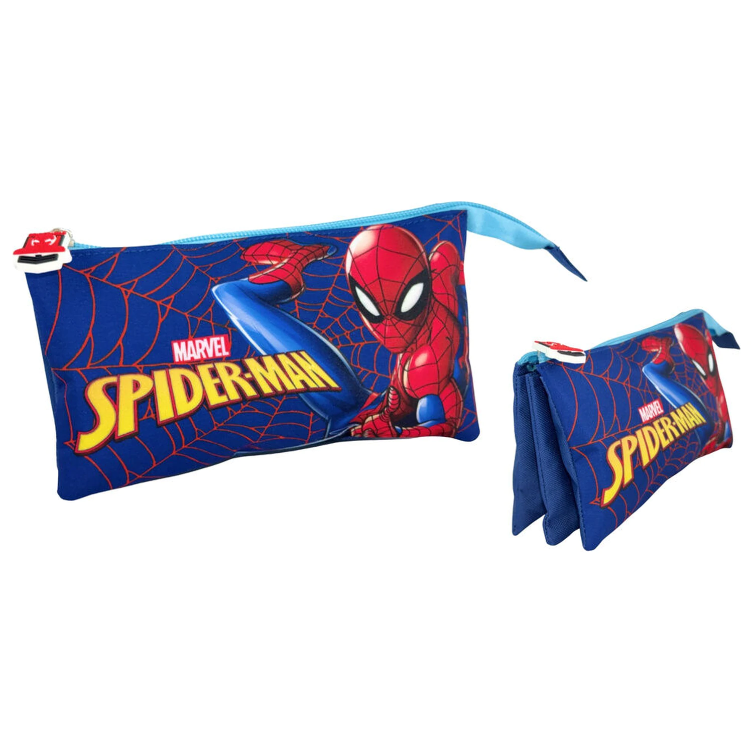 Marvel Spiderman Web dreifach Federmäppchen Produktfoto