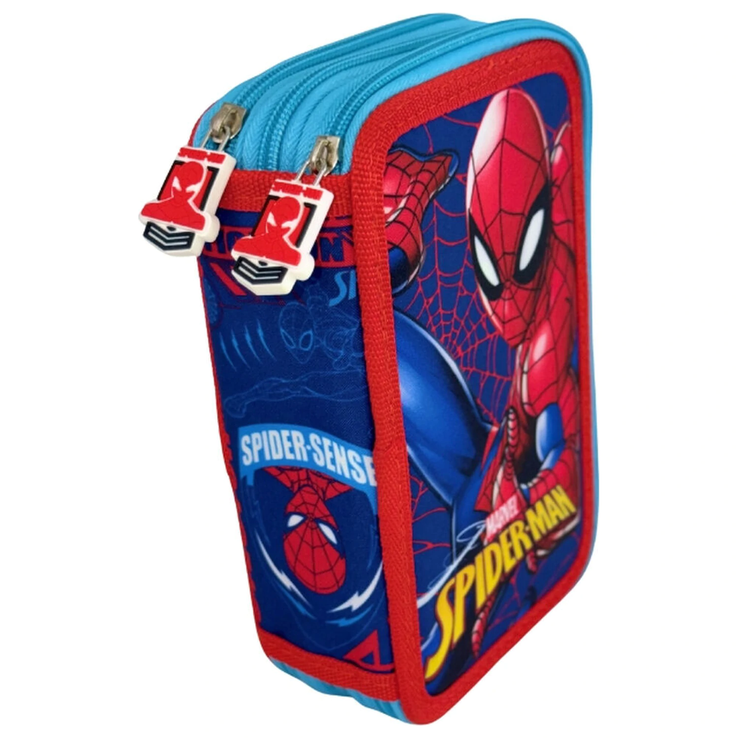 Marvel Spiderman Web dreifaches Federmäppchen Produktfoto