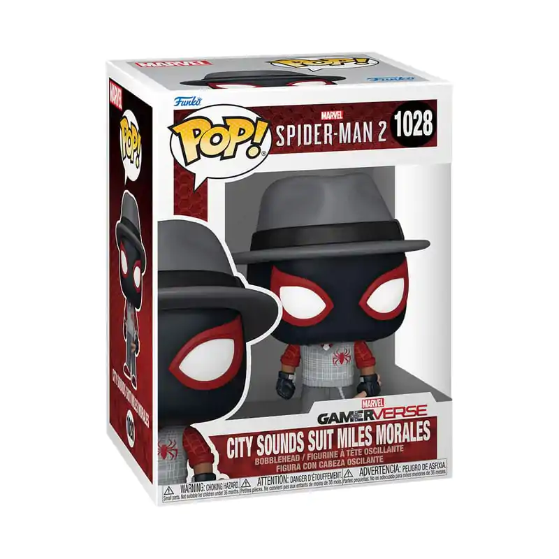 Spiderman 2 Funko POP! Games Vinyl Figur City Sounds Miles 9 cm termékfotó