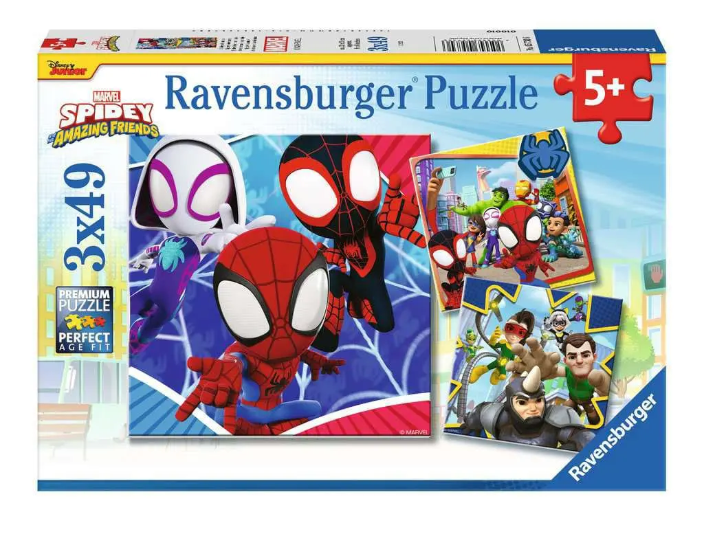 Spidey und seine Super-Freunde Kinderpuzzle (3 x 49 Teile) termékfotó