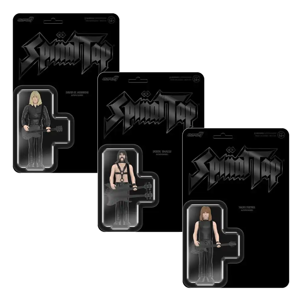 Spinal Tap ReAction Action Figure Wave 02 David St. Hubbins (None More Black) 10 cm Actionfigur Produktfoto