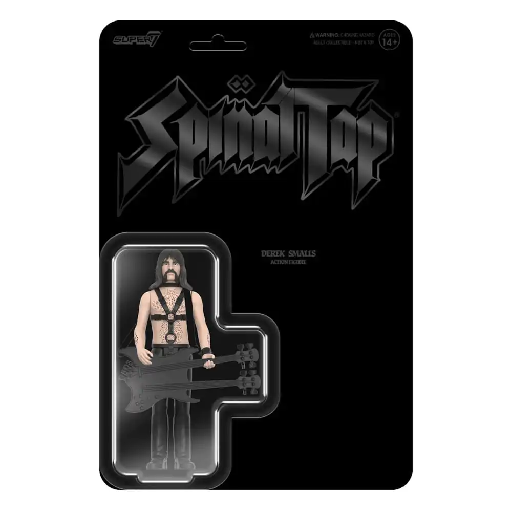 Spinal Tap ReAction Action Figure Wave 02 Derek Smalls (None More Black) 10 cm **Actionfigur** Produktfoto
