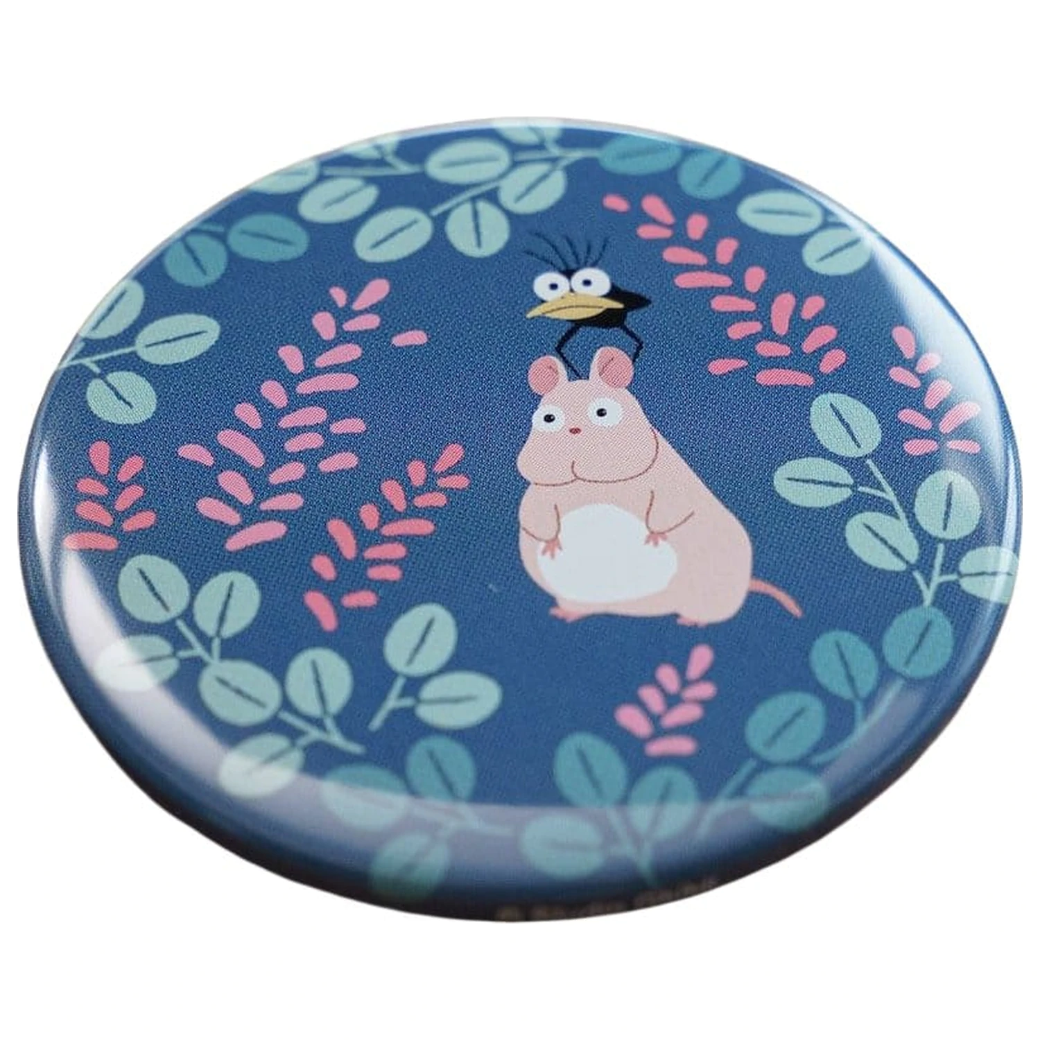 Spirited Away Anstecknadel Boh Maus & Vogel 5 cm Produktfoto