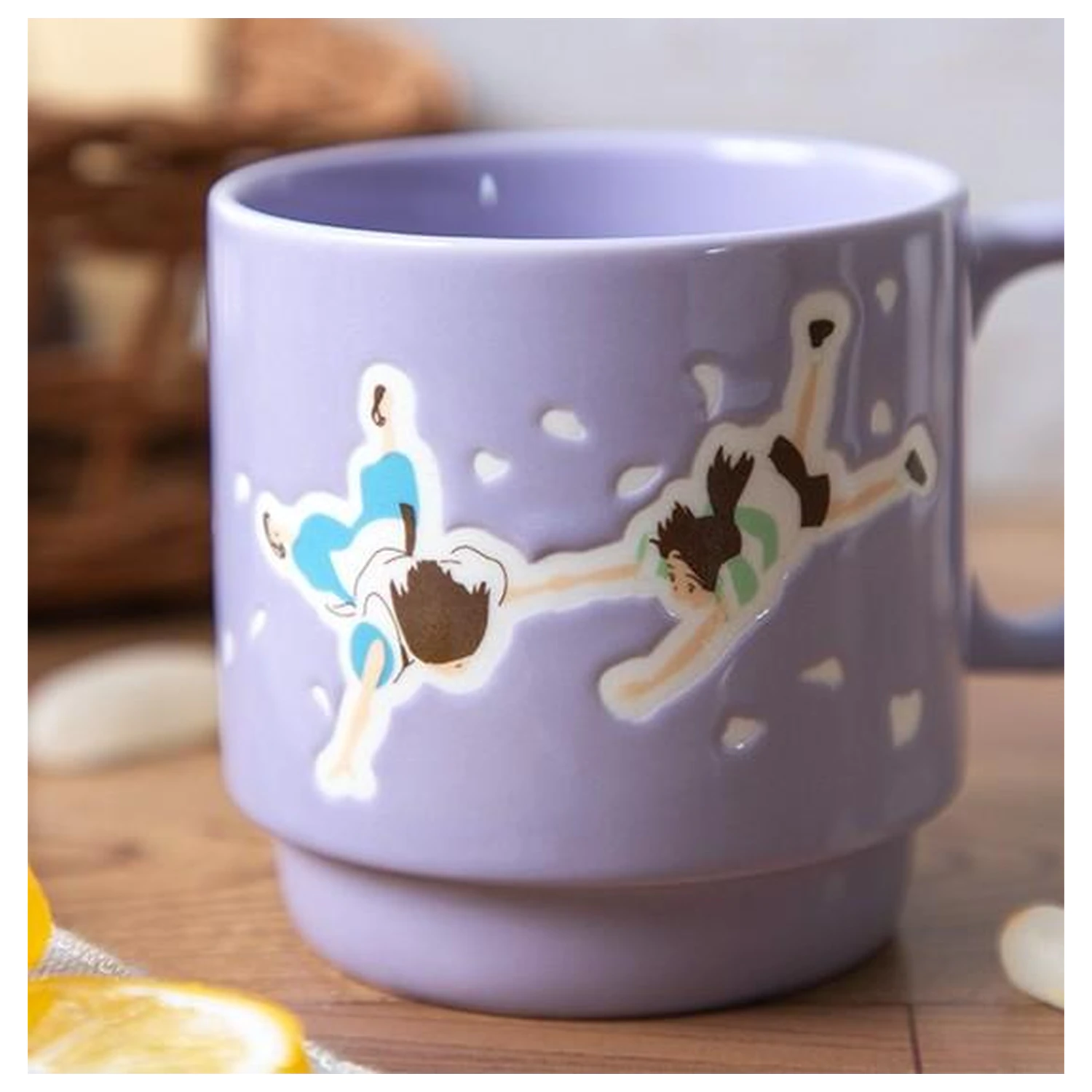 Spirited Away Chihiro & Haku geprägte Farb Tasse Produktfoto