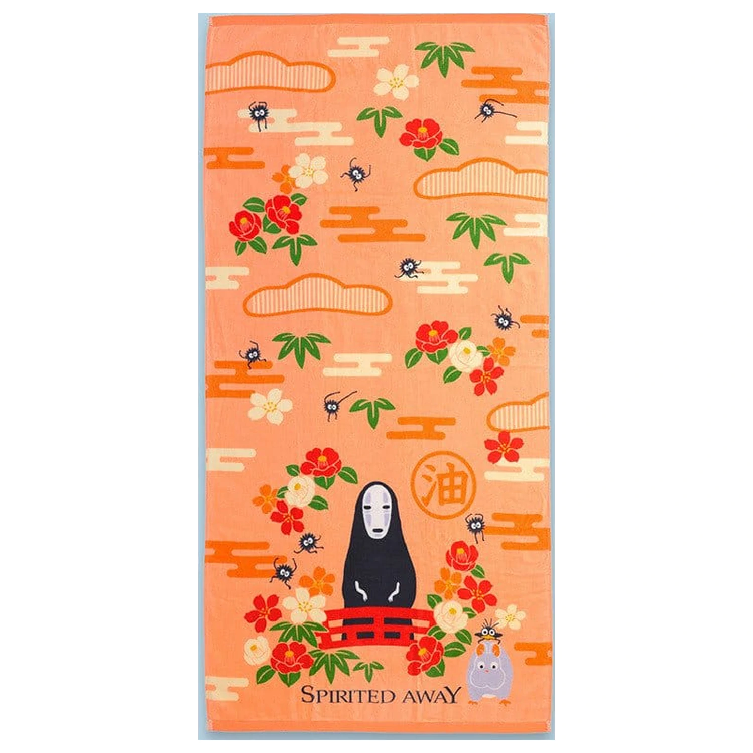 Spirited Away Handtuch No Face & Flowers 70 x 140 cm Produktfoto