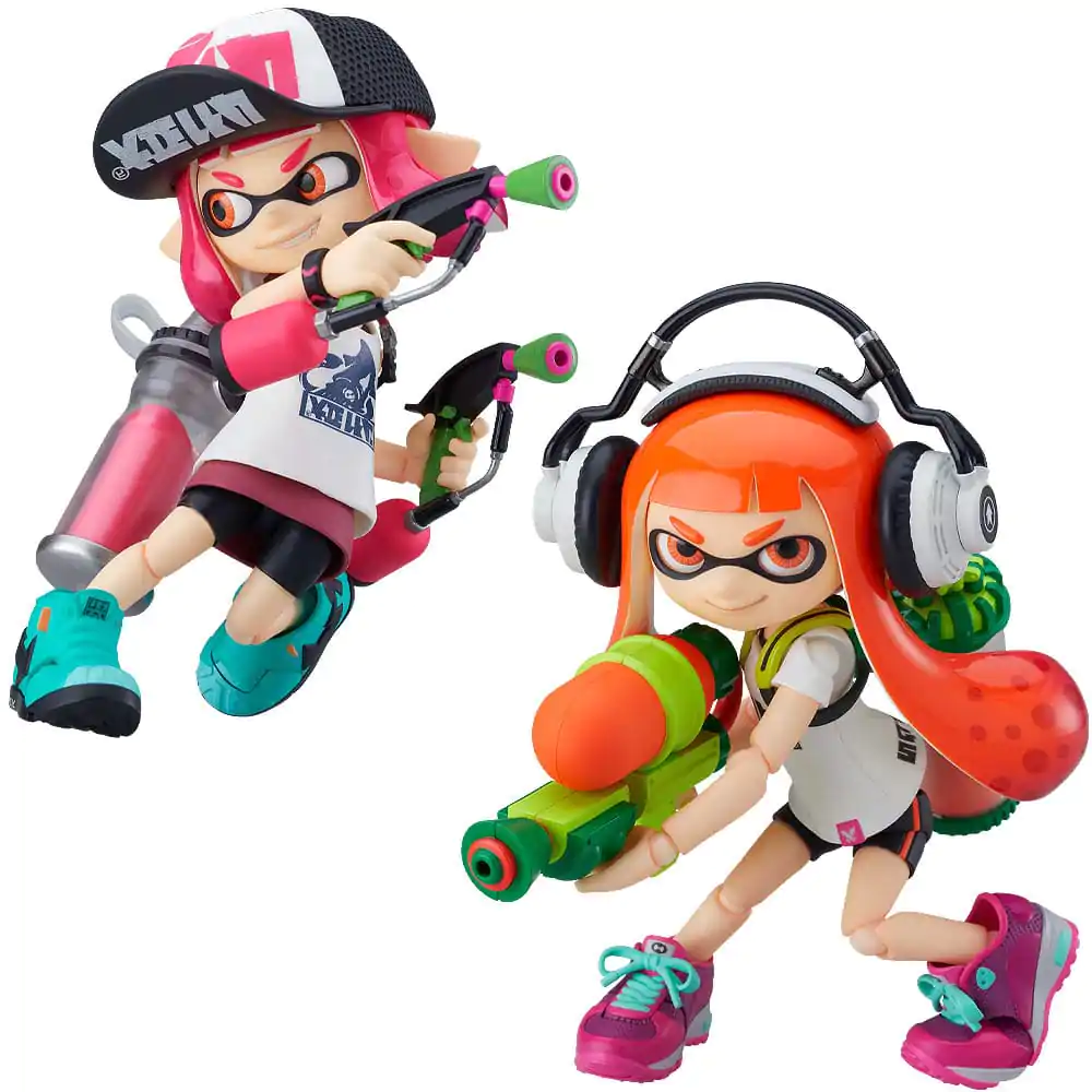 Splatoon/Splatoon 2 Figma Actionfigur Splatoon Girl DX Edition 10 cm Produktfoto