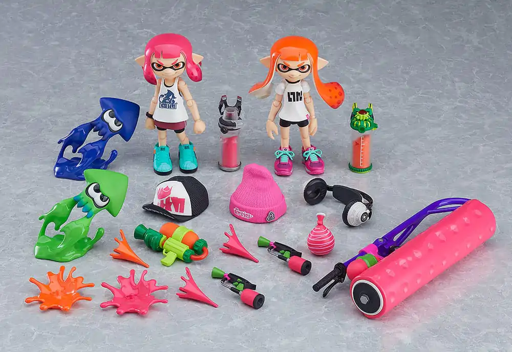 Splatoon/Splatoon 2 Figma Actionfigur Splatoon Girl DX Edition 10 cm Produktfoto