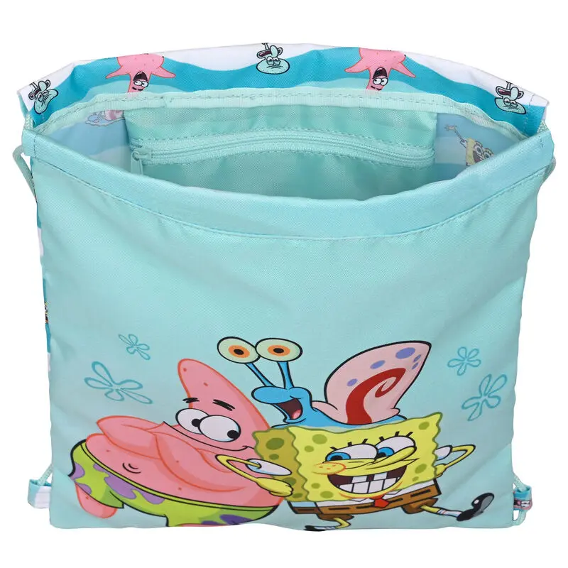 Sponge Bob Stay Positive Turnbeutel 34cm Produktfoto