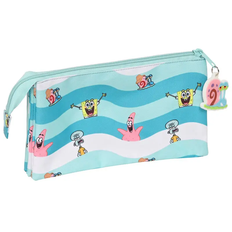 Sponge Bob Stay Positive Dreifaches Mäppchen Produktfoto