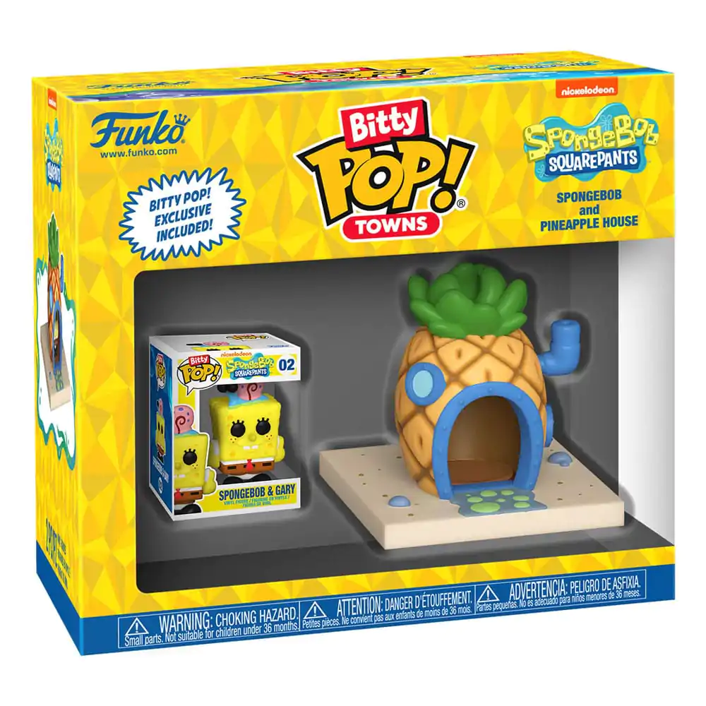 Spongebob Bitty Funko POP! Town Vinyl Figur Spongebob at Home termékfotó