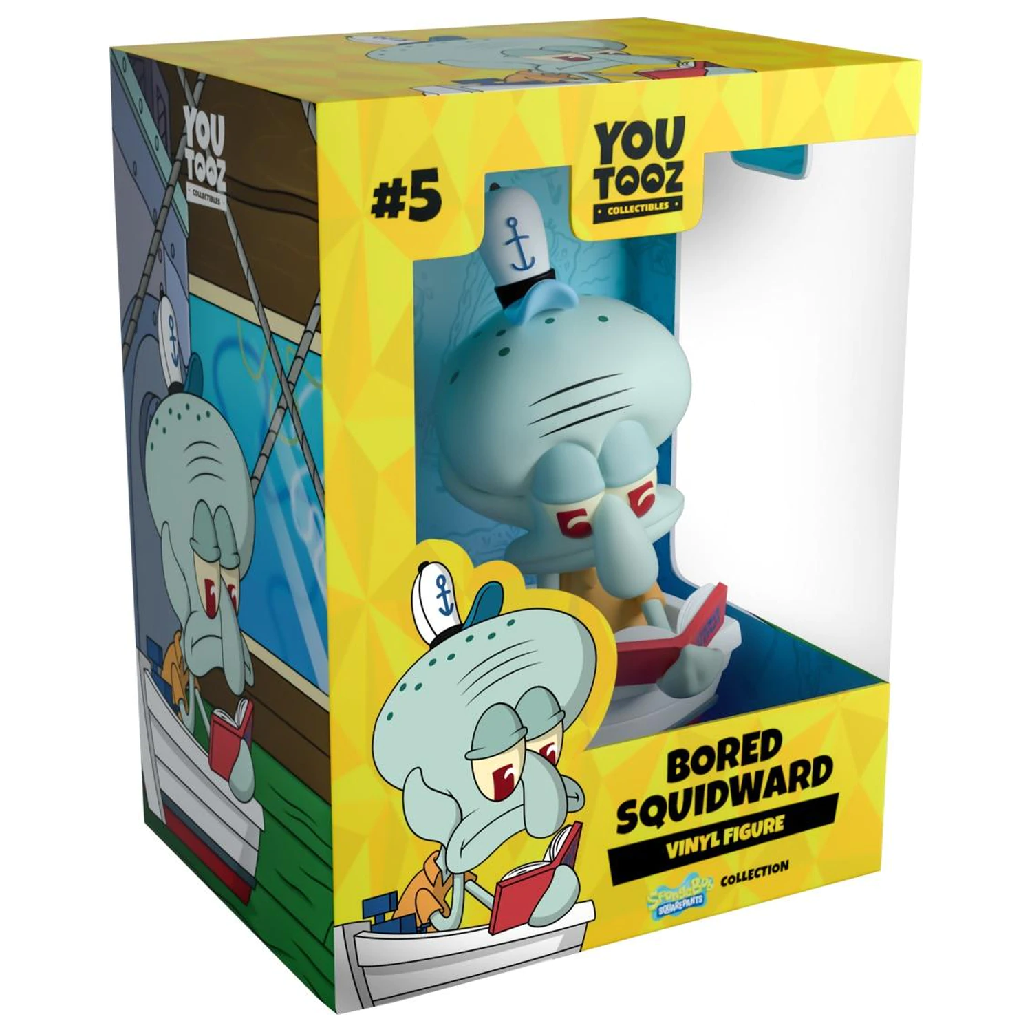 SpongeBob Bored Squidward Figur 11 cm Produktfoto
