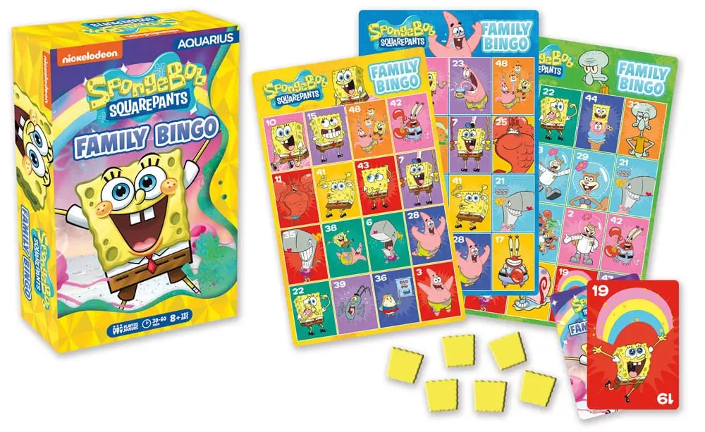 SpongeBob Brettspiel Family Bingo *Englische Version* termékfotó