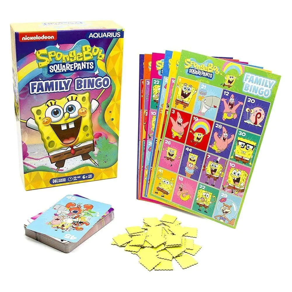 SpongeBob Brettspiel Family Bingo *Englische Version* termékfotó