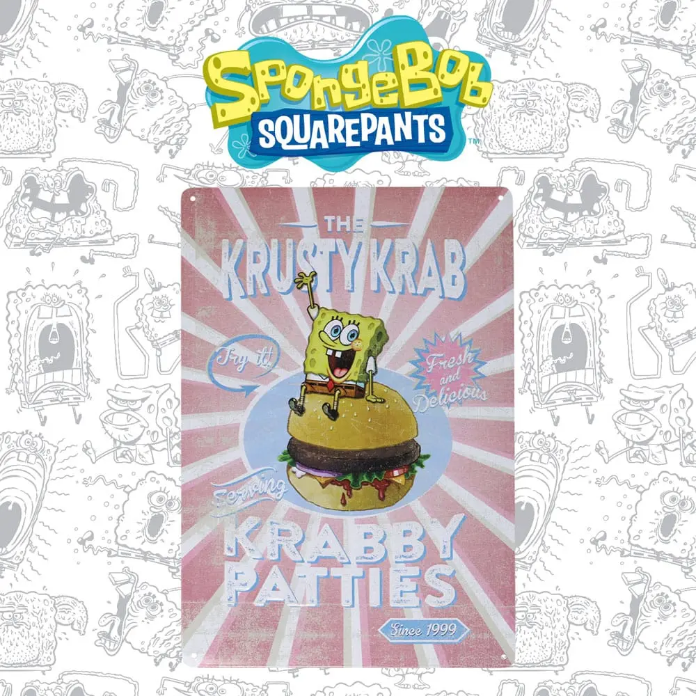 SpongeBob Blechschild Krusty Krab termékfotó