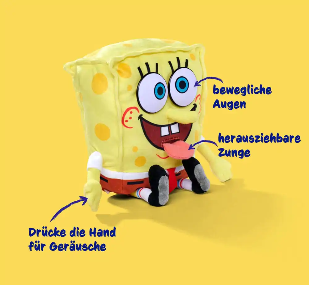 SpongeBob Plüschfigur mit Stimme 30cm Produktfoto