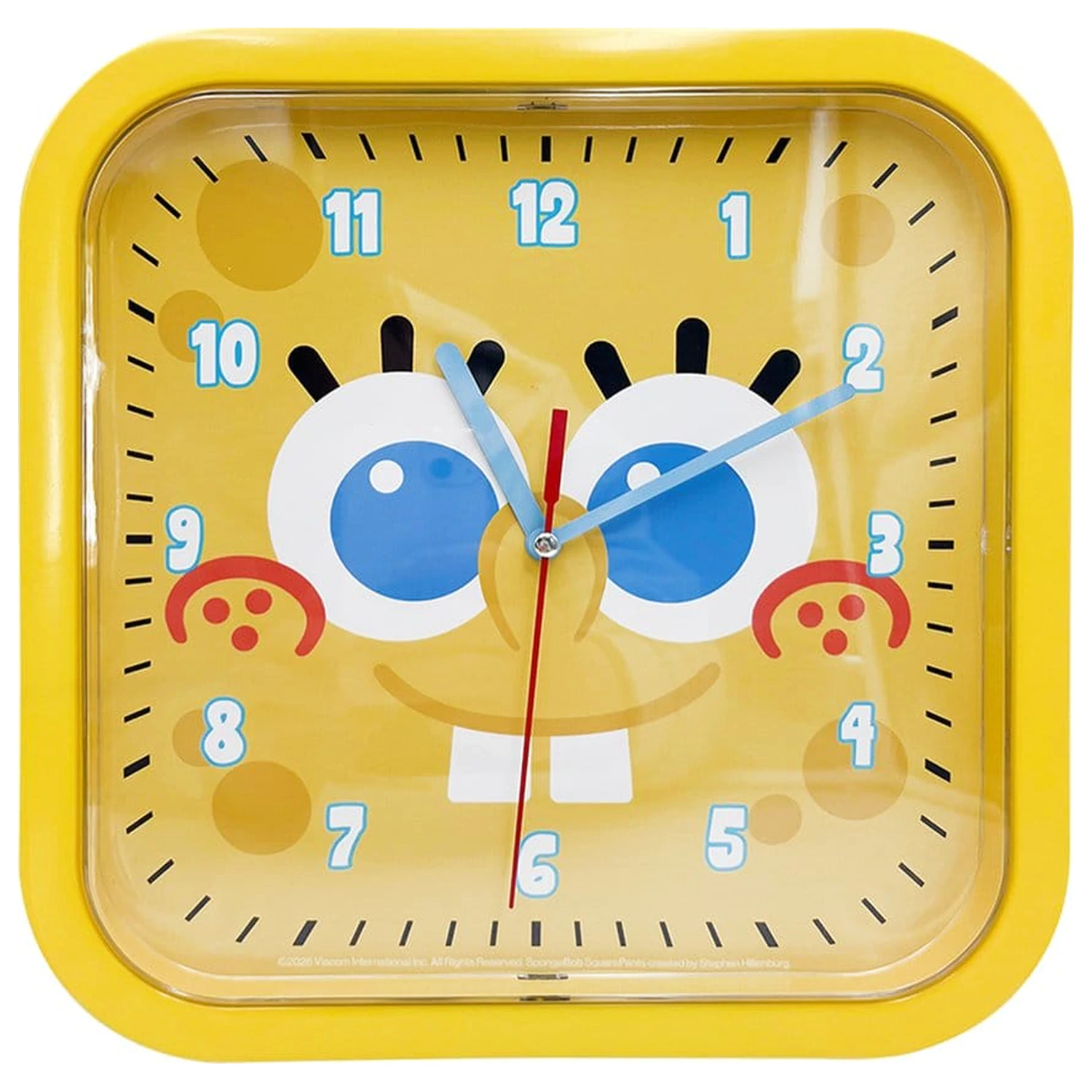 Spongebob Wanduhr quadratisch Spongebob Produktfoto